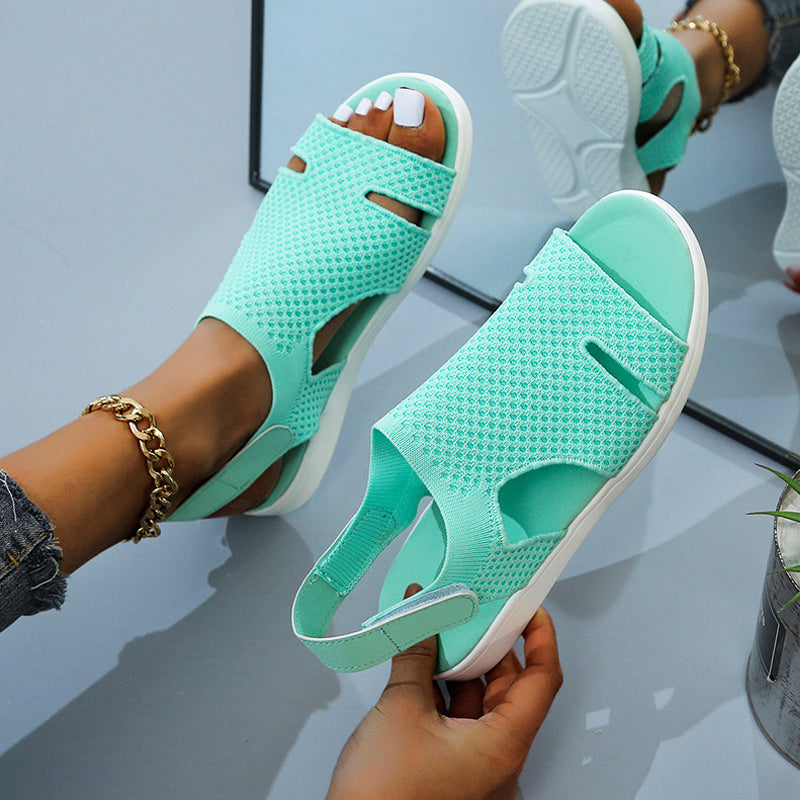 OrthoBreeze | Dames Orthopedische Ademend Sandalen – Verstelbare Steun, Zomer Wandelschoenen