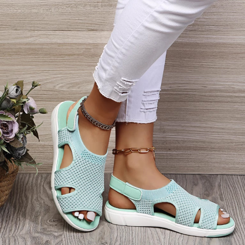 OrthoBreeze | Dames Orthopedische Ademend Sandalen – Verstelbare Steun, Zomer Wandelschoenen