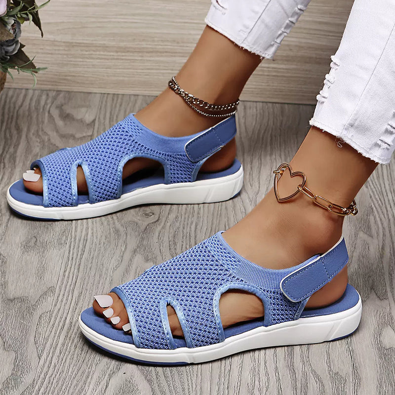 OrthoBreeze | Dames Orthopedische Ademend Sandalen – Verstelbare Steun, Zomer Wandelschoenen