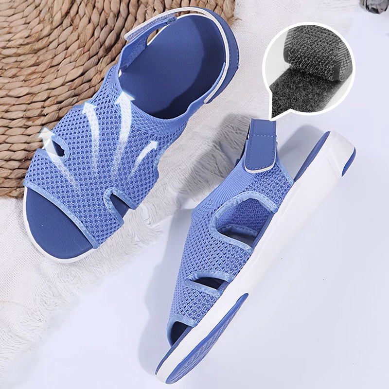 OrthoBreeze | Dames Orthopedische Ademend Sandalen – Verstelbare Steun, Zomer Wandelschoenen
