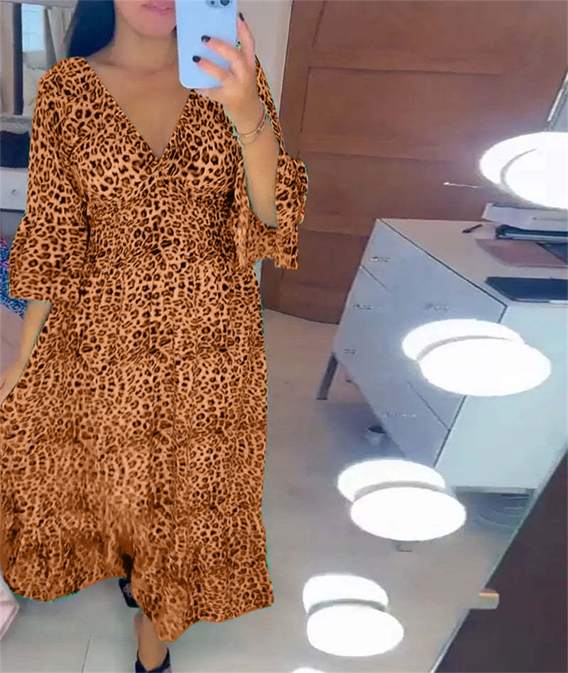 Aelyn | Elegante maxi-jurk voor dames – Lange, soepel vallende jurk in casual-chique stijl