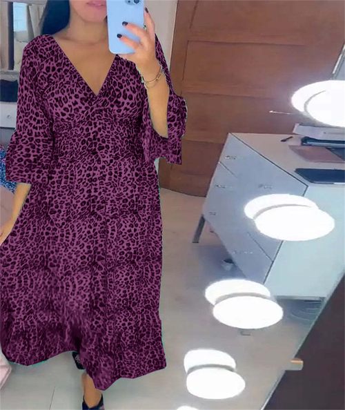 Aelyn | Elegante maxi-jurk voor dames – Lange, soepel vallende jurk in casual-chique stijl