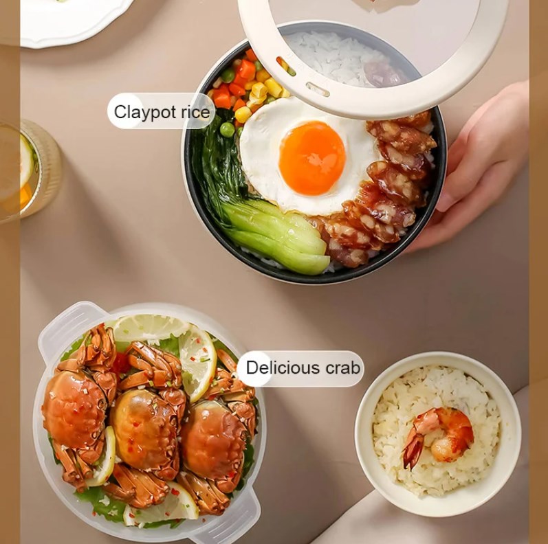 MiniChef | Multifunctionele elektrische minikookplaat – rijstkoker, soep, noedels, wok & hotpot