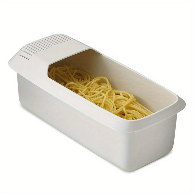 PastaPort | Spaghetti- en noedelbewaarbak – Plastic keukenbak voor het bewaren en koken van pasta