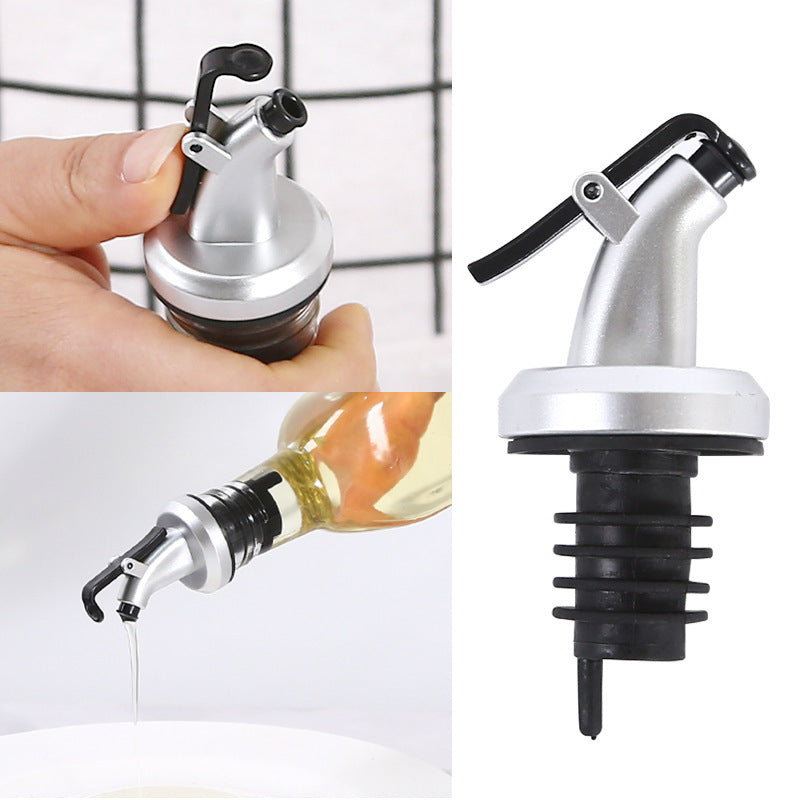 DrizzlePro | 3 stuks lekvrije olie- en azijnfles tuiten, siliconen tuitdispensers voor olijfolie, azijn, salade dressing