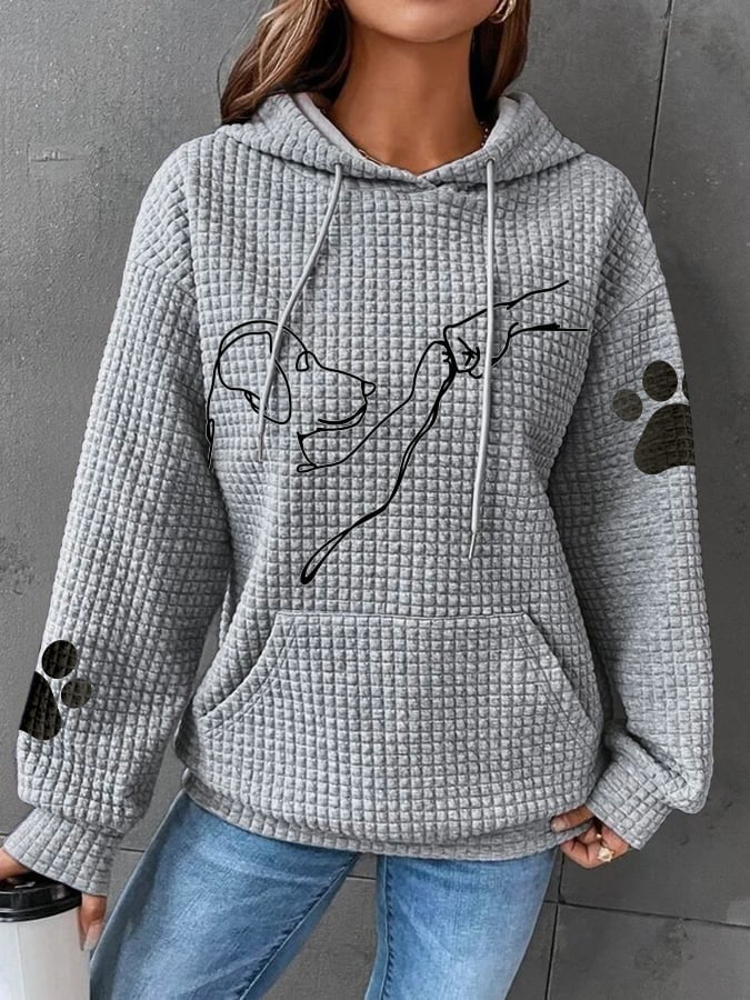 WoofWear | Hoodie met Hondenprint – Warm en Comfortabel Sweatshirt voor Hondenliefhebbers