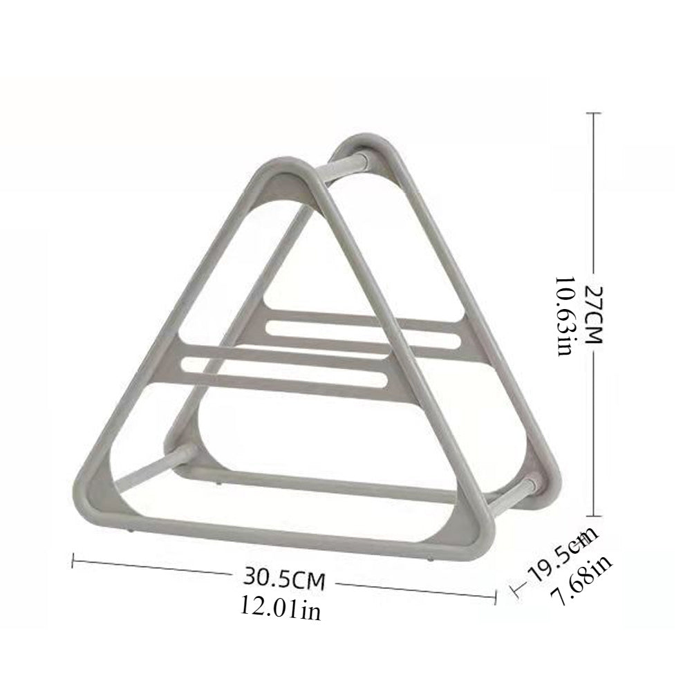 HangerPro | Ruimtebesparende Driehoekige Hanger Organizer – Boorloze Multifunctionele Opberger