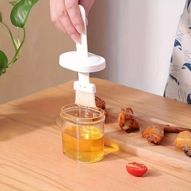 CookBrush | Olieborstel met ingebouwde oliebak voor bakken, koken en BBQ - Bedruipborstel voor keuken, grill