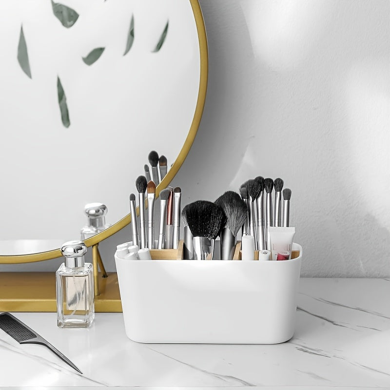BrushHub | Ruimtebesparende tandenborstelhouder met 5 vakken - Badkamerorganizer voor tandenborstels en tandpasta