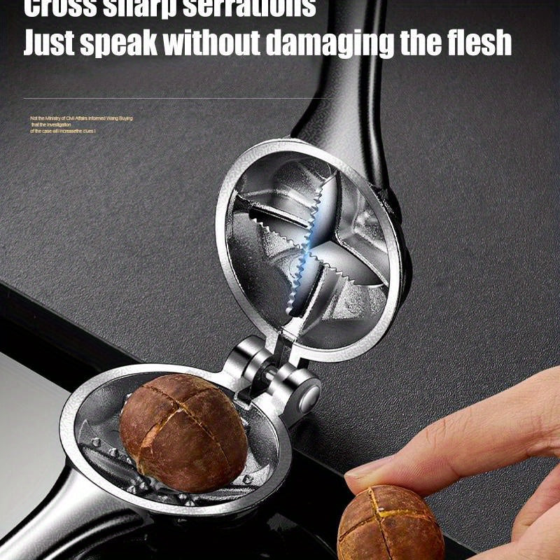 GripNut | Roestvrijstalen walnoot- en kastanjekraker