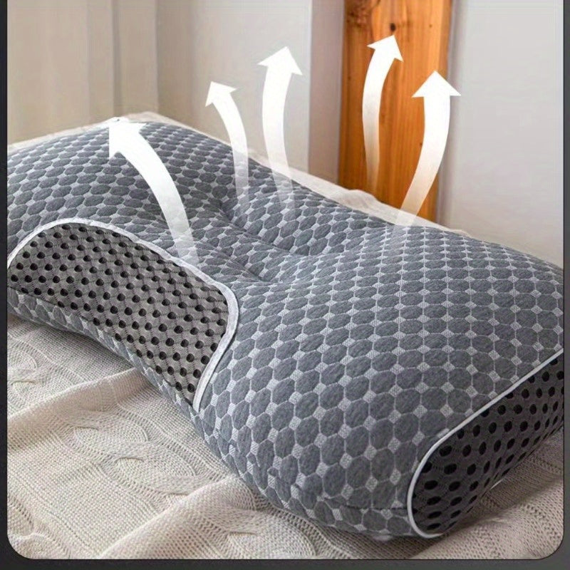 ErgoCush | Ergonomisch nekkussen voor verlichting van nekpijn - Orthopedisch, ademend kussen