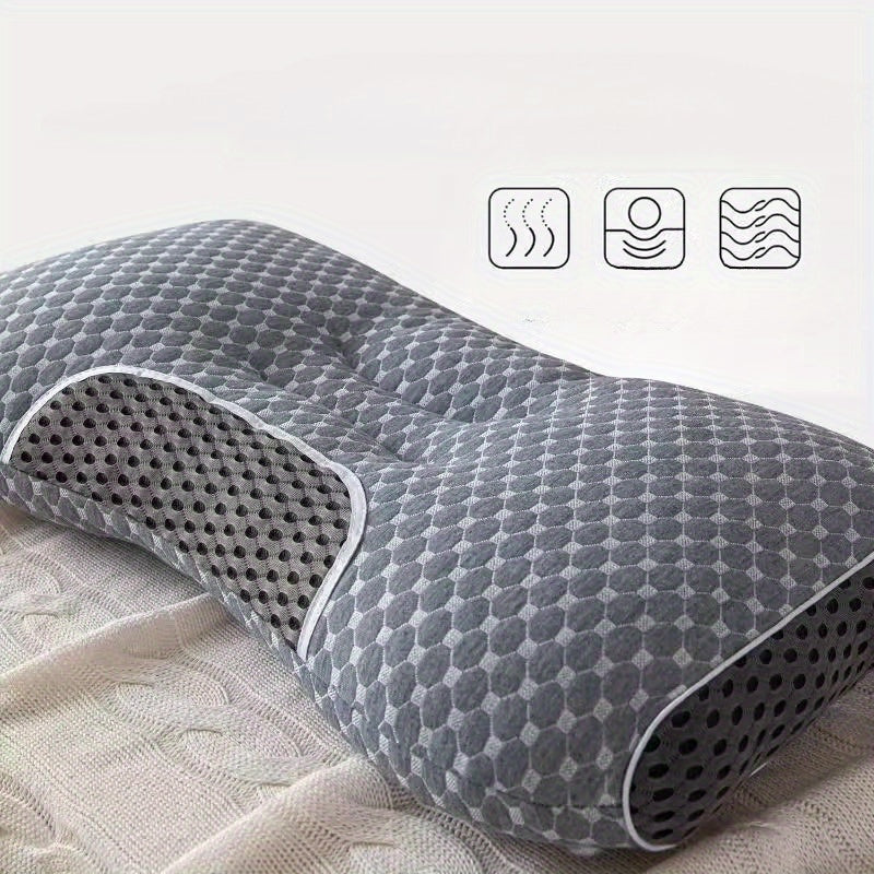 ErgoCush | Ergonomisch nekkussen voor verlichting van nekpijn - Orthopedisch, ademend kussen