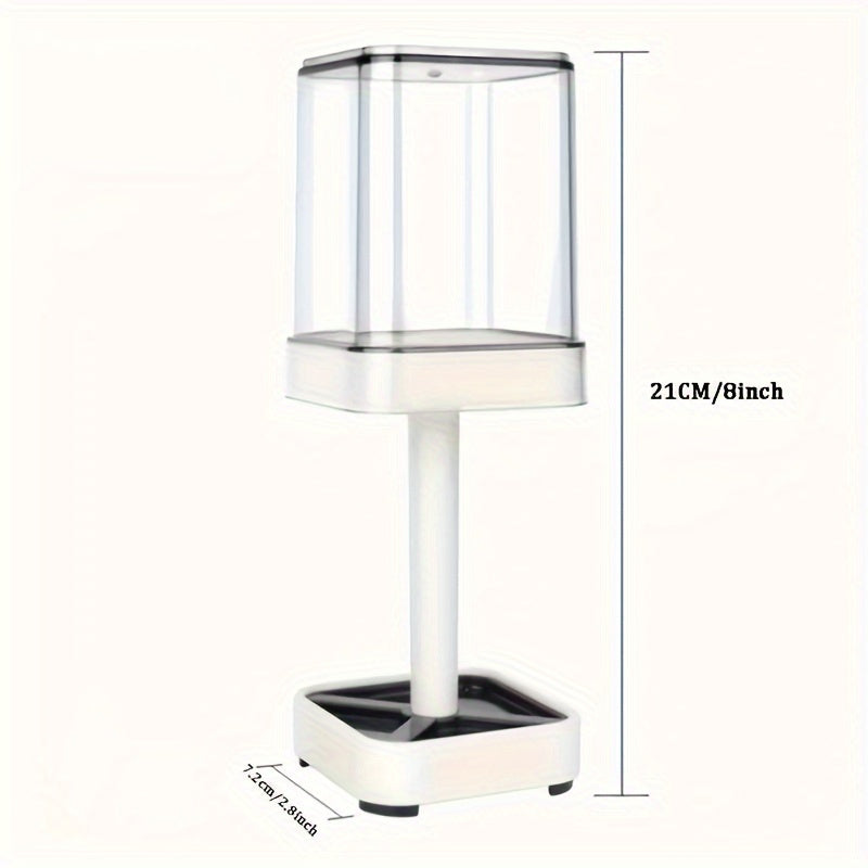 VitaBrush | Minimalistische tandenborstelhouder met mondspoelbeker en deksel – badkamerorganizer