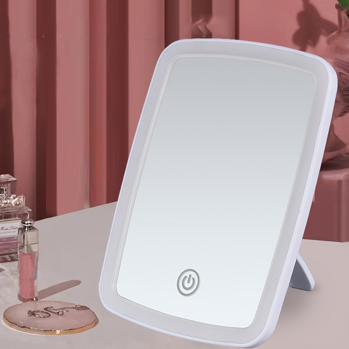 TouchLume | LED-make-upspiegel met aanraakbediening – dimbare verlichte make-upspiegel