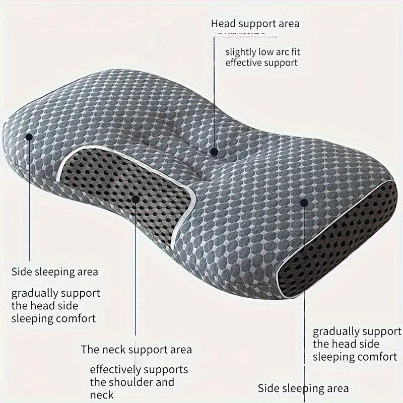 ErgoCush | Ergonomisch nekkussen voor verlichting van nekpijn - Orthopedisch, ademend kussen