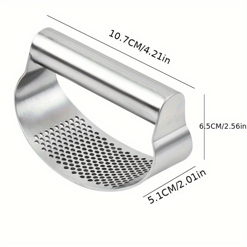 GarliPro | Premium Stainless Garlic Crusher – Durable, Easy-Clean Kitchen Press for Fresh Garlic