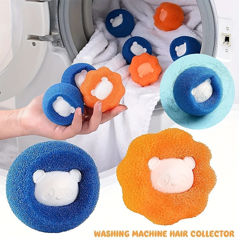 FluffBalls | Wasmachine Schoonmaakballen - 3/5 stuks, haar- en vlekverwijdering, herbruikbare wasballen voor kleverig vuil