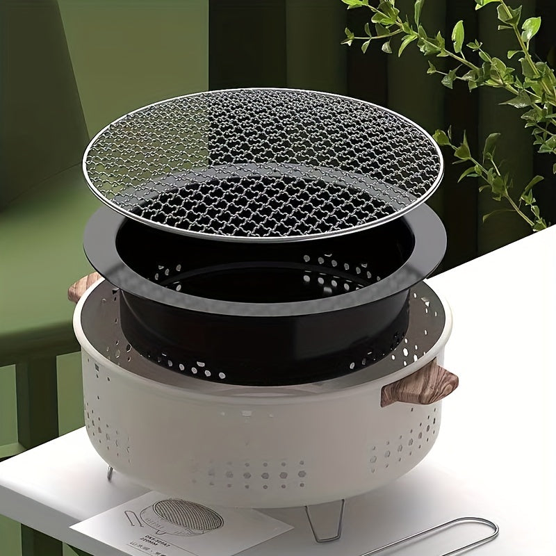 QuickGrill | Houtskool Grill Kachel - Draagbaar, Compact, Ideaal voor Buiten-BBQ