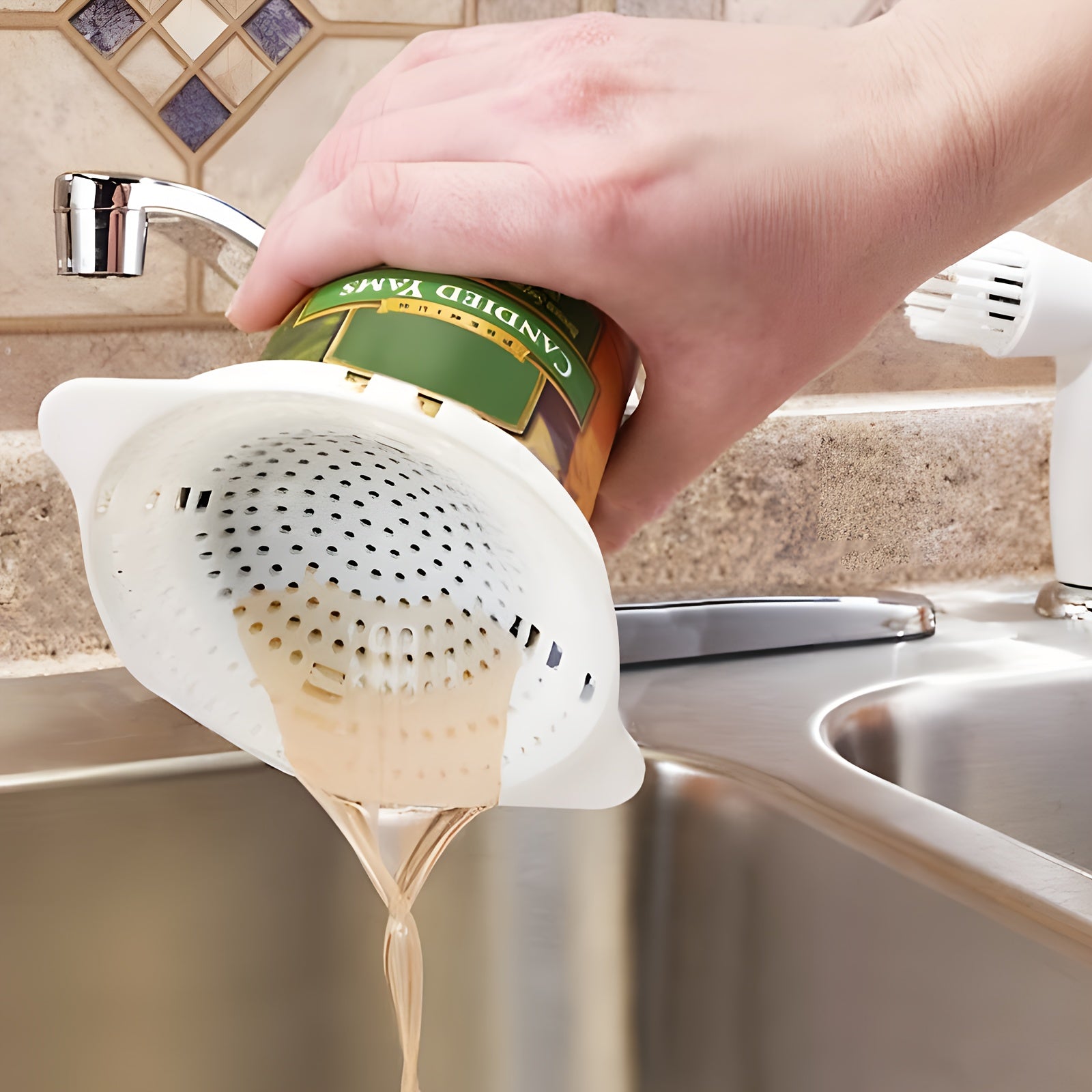 CanSieve | Snap-On blikzeef – multifunctionele plastic zeef met