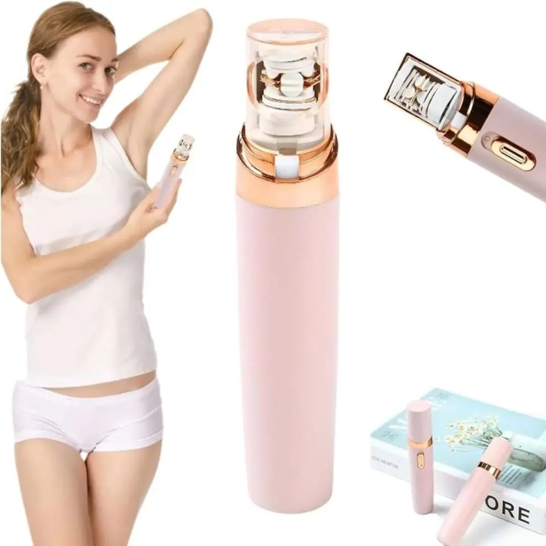 Smoothelle | Oplaadbare epilator – pijnloos elektrisch ontharingsapparaat, draadloze gezichts