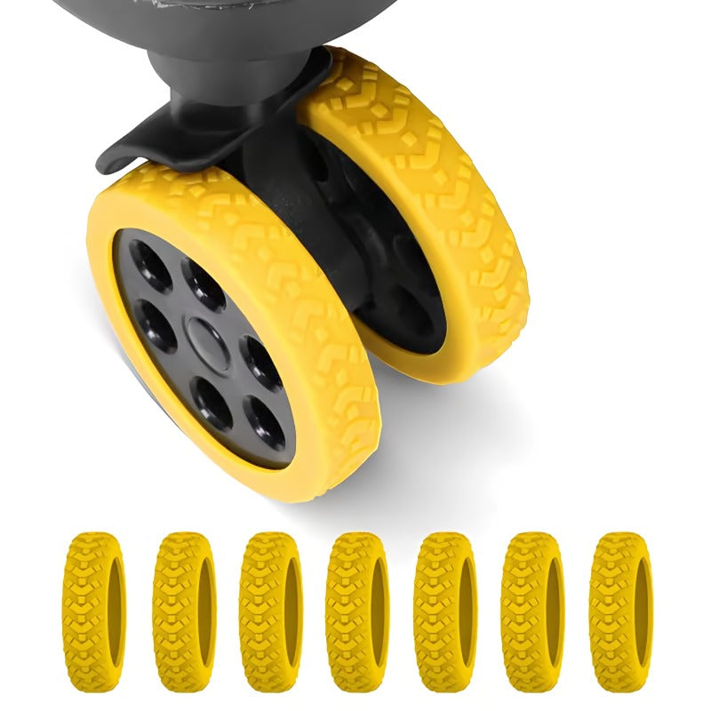 WheelGuard | Bagagewielbeschermers – 4 stuks, duurzame wielbeschermers voor reiskoffers, kras- en stootvast