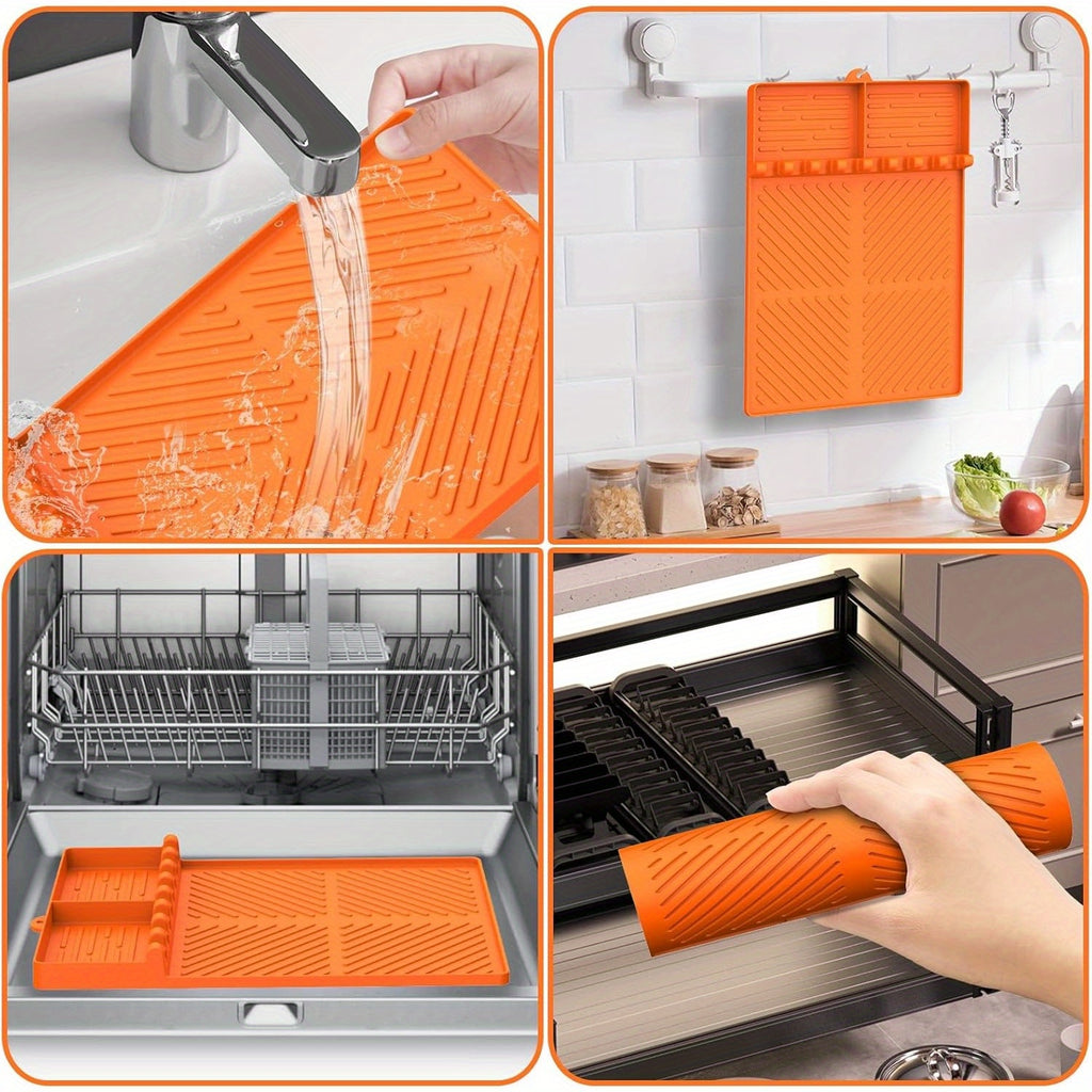 GriddleDock | Siliconen Grillgereedschapsmat voor Blackstone Grill, BBQ Grill Zijplank Mat