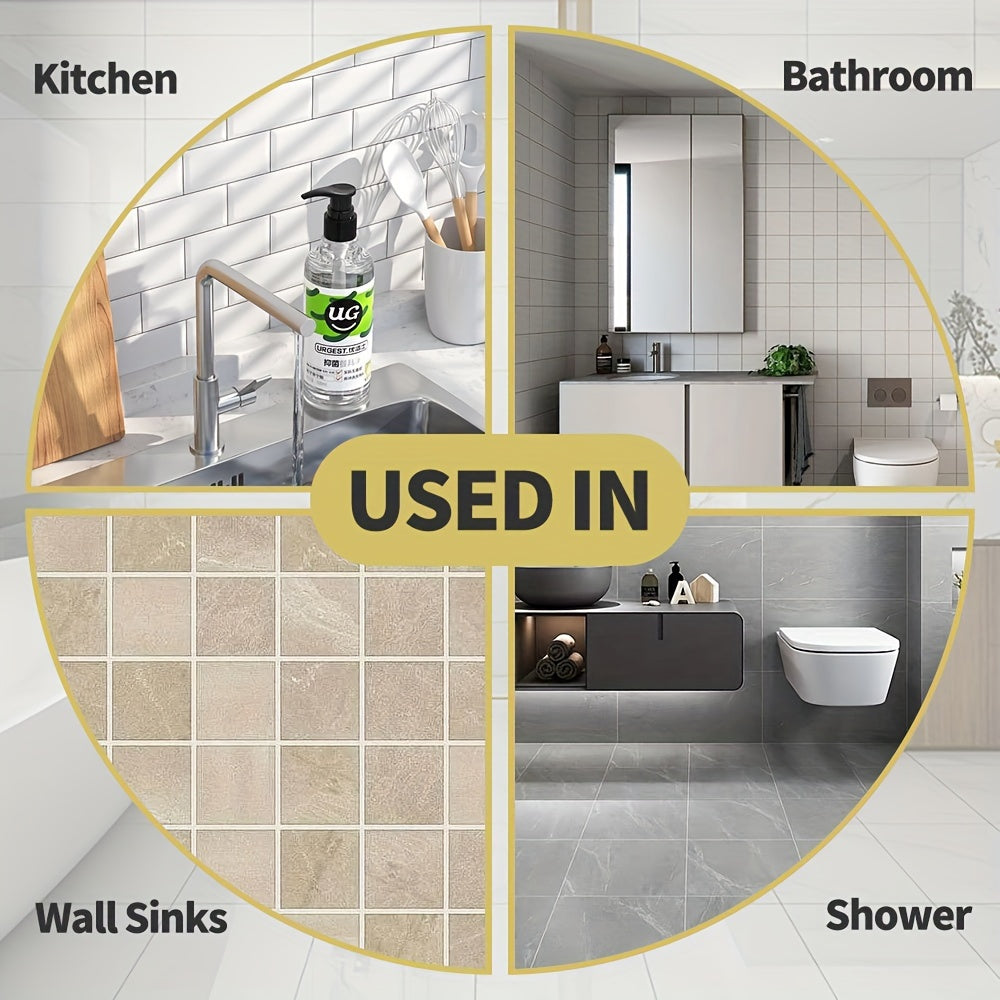 SealMate | Waterdichte Tegelvoegenvuller, Multi-Oppervlak Gel Afdichtingmiddel voor Badkamer, Keuken, Plastic & Hout Compatibel