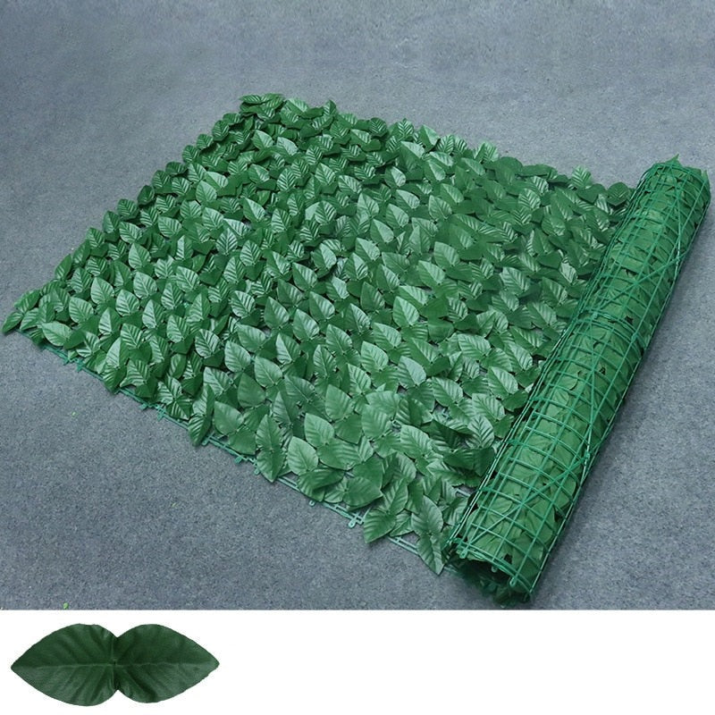 LeafBarrier | Kunstmatige privacy schuttingpanelen – kunstmatige klimopblad-scherm