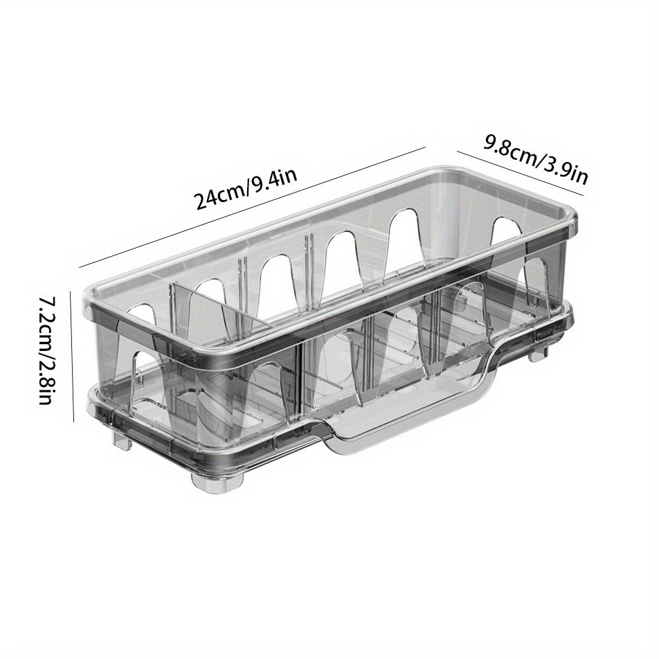 ScrubHub | Keukengootsteenorganizer – Houder voor spons, zeep en afwasborstel, ruimtebesparend gootsteenrek voor een nette en schone aanrecht