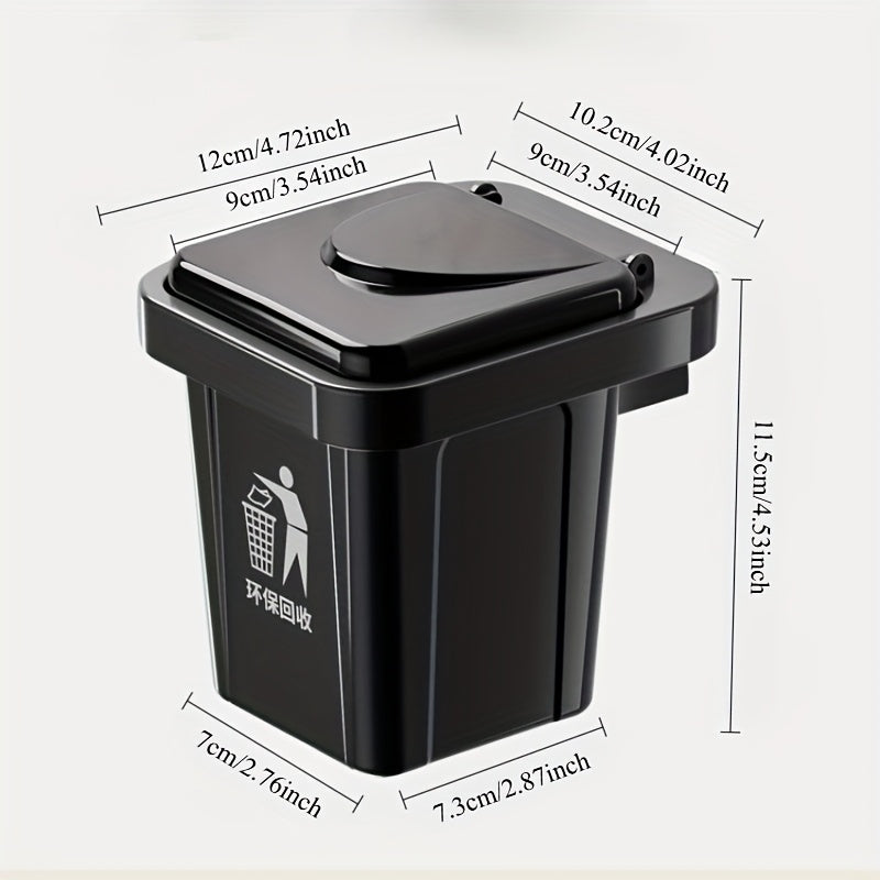 AshDock | Wandasbak van roestvrij staal met deksel - Mini buiten- en binnenbak voor sigaretten