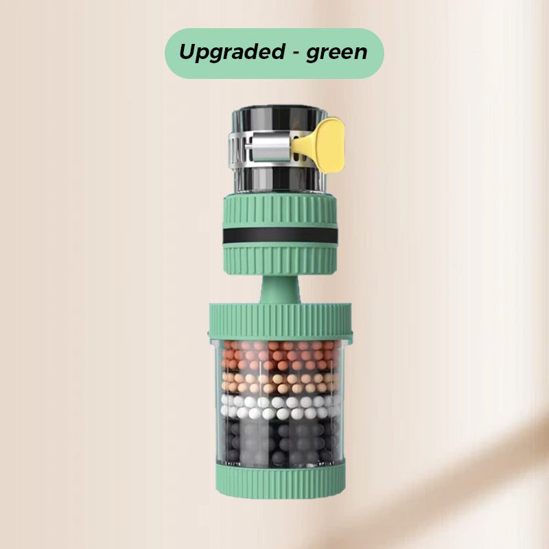 FlowPure | Waterfilter voor kraan – Op de kraan te monteren zuiveringsapparaat, spatwaterdicht