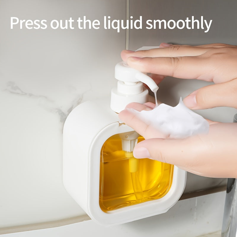 Dispenza | Wandmontage Zonder Boren Transparante Dispenser Fles voor Keuken & Badkamer