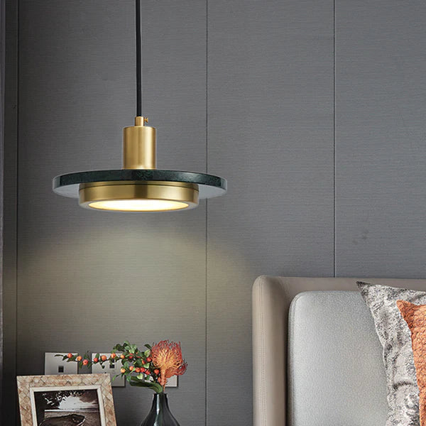 Marbelle | Moderne Marmeren Hanglamp - Elegante LED Plafondlamp voor Hedendaagse Interieurs