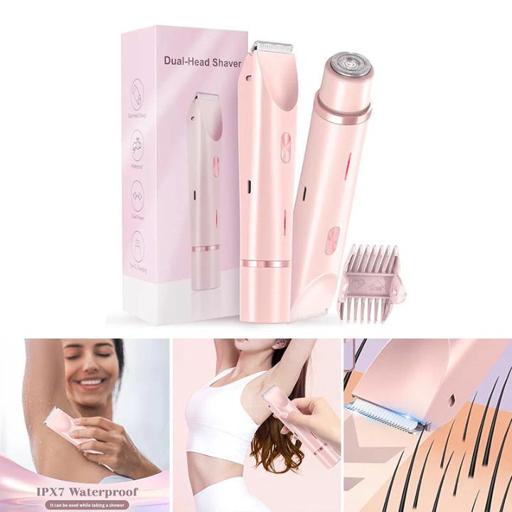 GlamShave | 2-in-1 dames gezichts- en lichaamstrimmer voor zacht ontharen