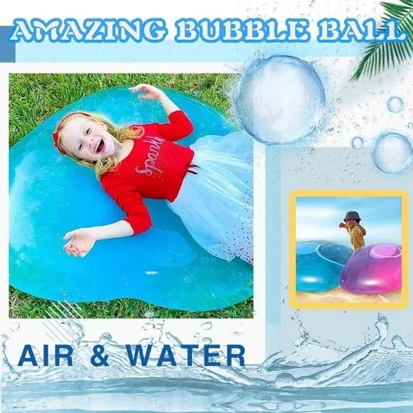 AquaBounce | Extra grote opblaasbare bubbelbal, te vullen met water, springplezier
