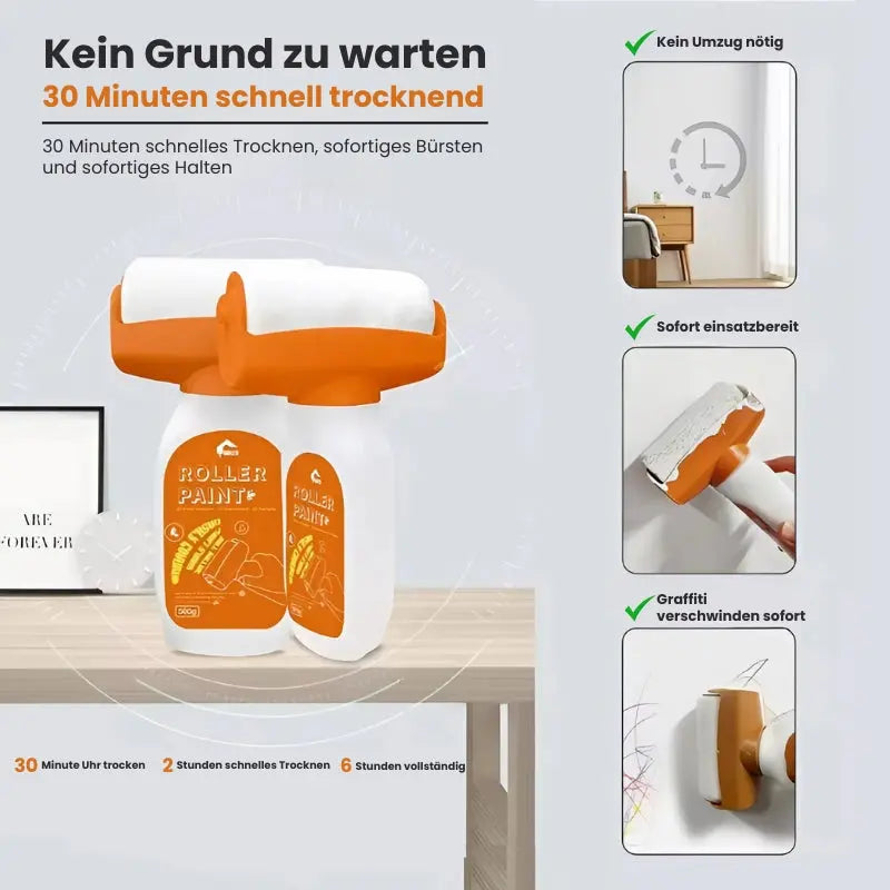 PatchPro | Muurreparatie rolverf - Gemakkelijk bijwerken van gaten en scheuren