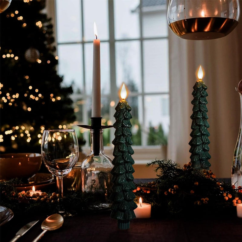 CheerCandles | Vlamloze LED Kerstboomkaarsen - Unieke kaarsen voor de feestdagen!