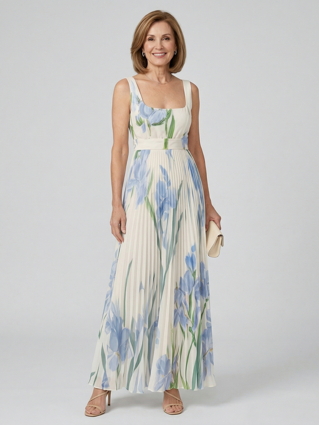 Wumi | Boho bloemen maxi-jurk voor dames – elegante, zwierige A-lijn lange jurk