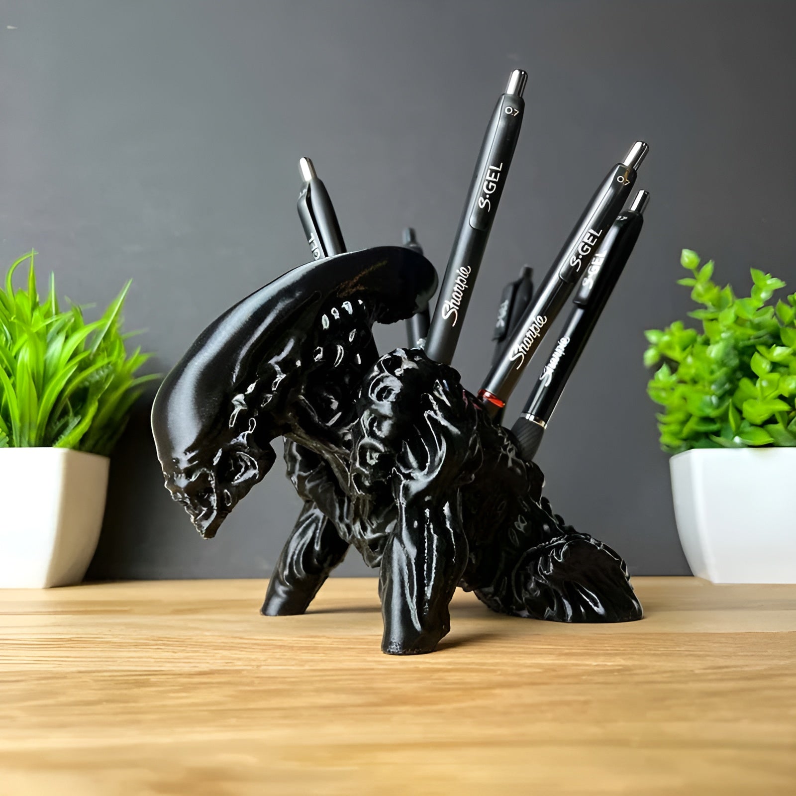 XenoPen | Alien Fandom pennenhouder – Sci-Fi bureau-organizer, uniek Alien-ontwerp