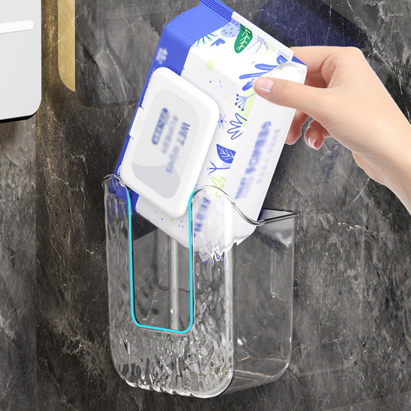 WipeNook | Boorvrije wandhouder voor tissues en doekjes - eenvoudige installatie, ruimtebesparend ontwerp