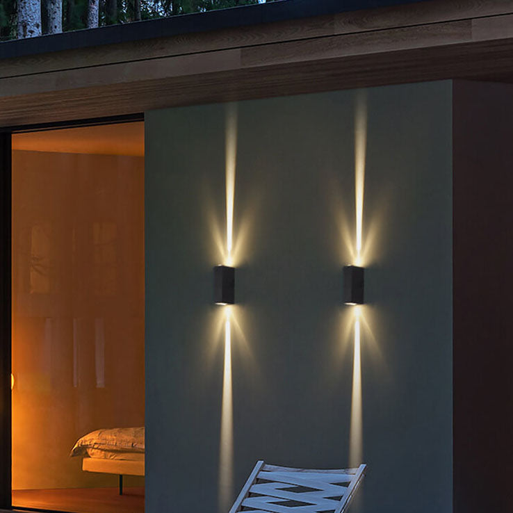 WallWave | Moderne Rechthoekige LED Buiten Wandlamp