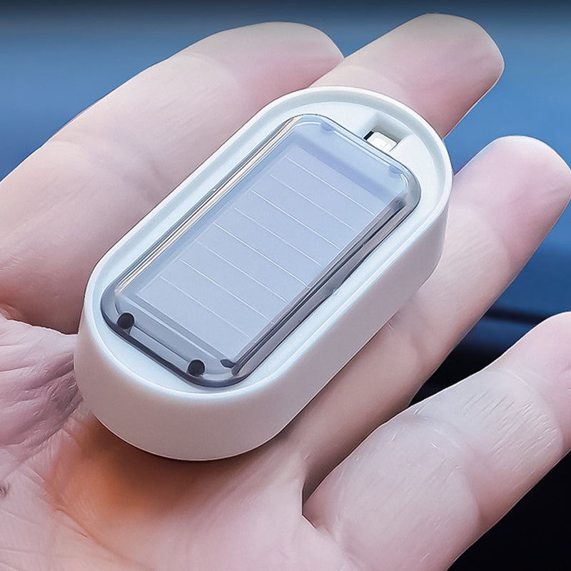 GuardBlink | Zonne-energie Auto Alarm Waarschuwingslamp – Anti-diefstal LED Beveiligingsknipperlicht