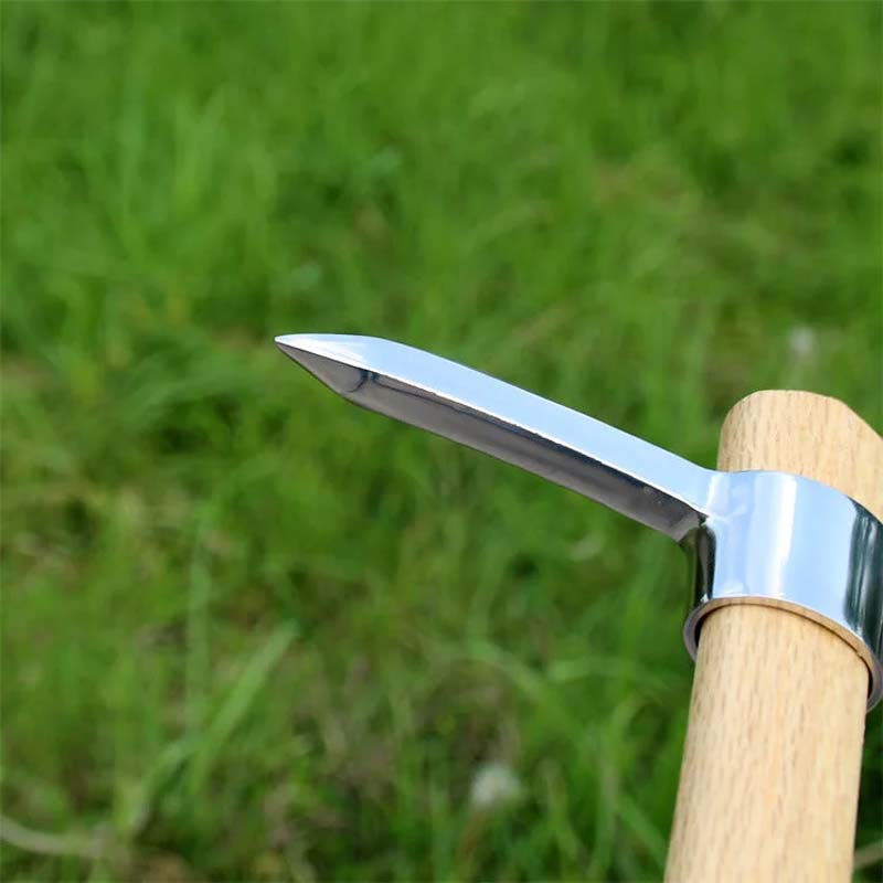 RootPick | Roestvrijstalen Tuinhak met Dubbele Kop – Zware Tuinmattock