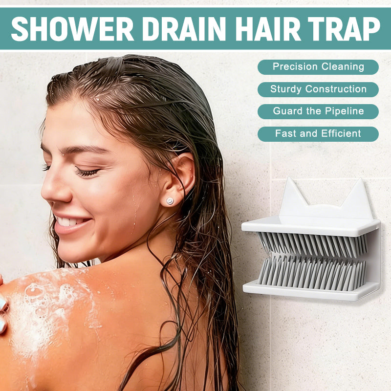 Drainzy | Douche- en vloerafvoerhaarvanger, verstoppingsvrij, herbruikbare afvoerbeschermer