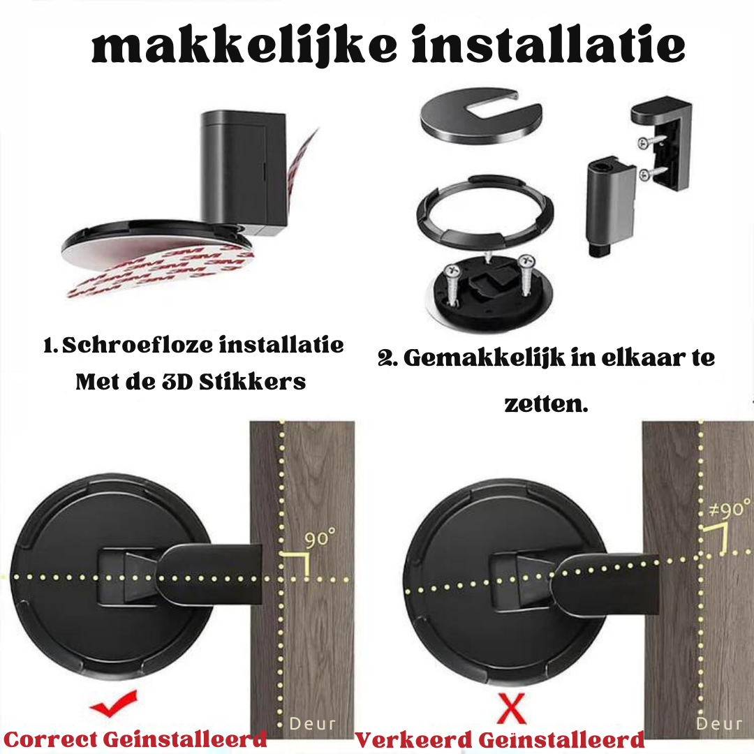 MagLatch | Geavanceerde Magnetische Deurstopper - Verstelbaar, Veilig & Betrouwbaar