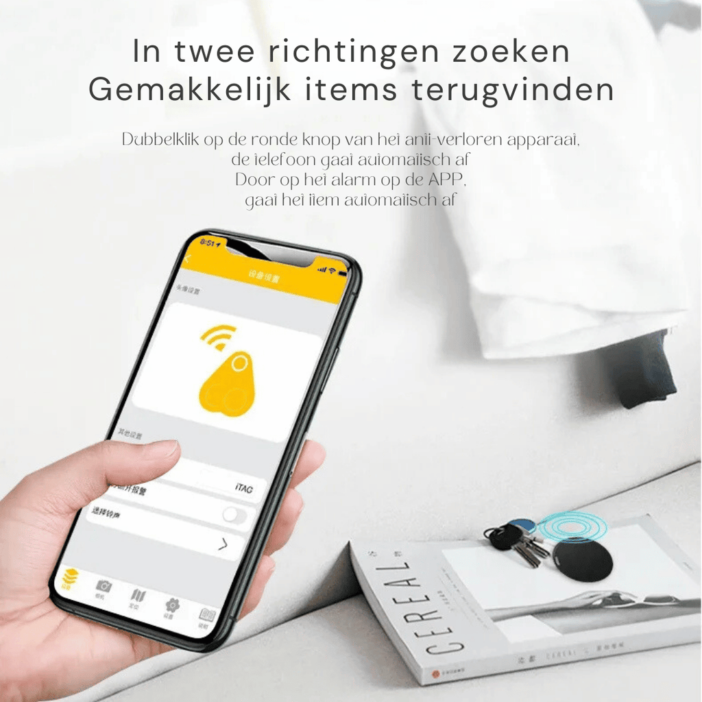 MiniTracer | Mini GPS-tracker voor auto's, sleutels en huisdieren – realtime locatiezoeker, anti-verliesapparaat
