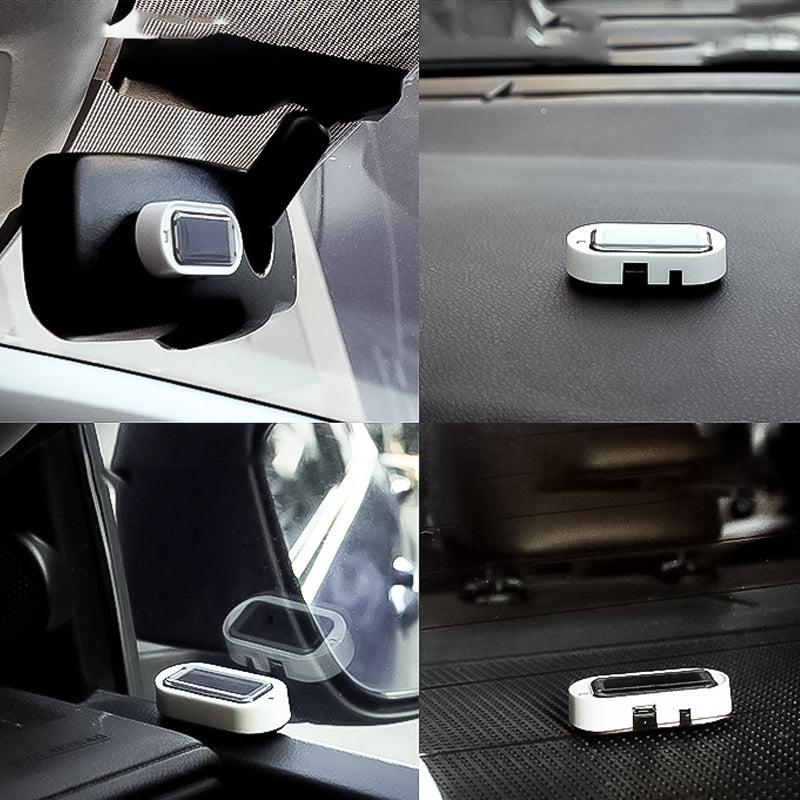 GuardBlink | Zonne-energie Auto Alarm Waarschuwingslamp – Anti-diefstal LED Beveiligingsknipperlicht