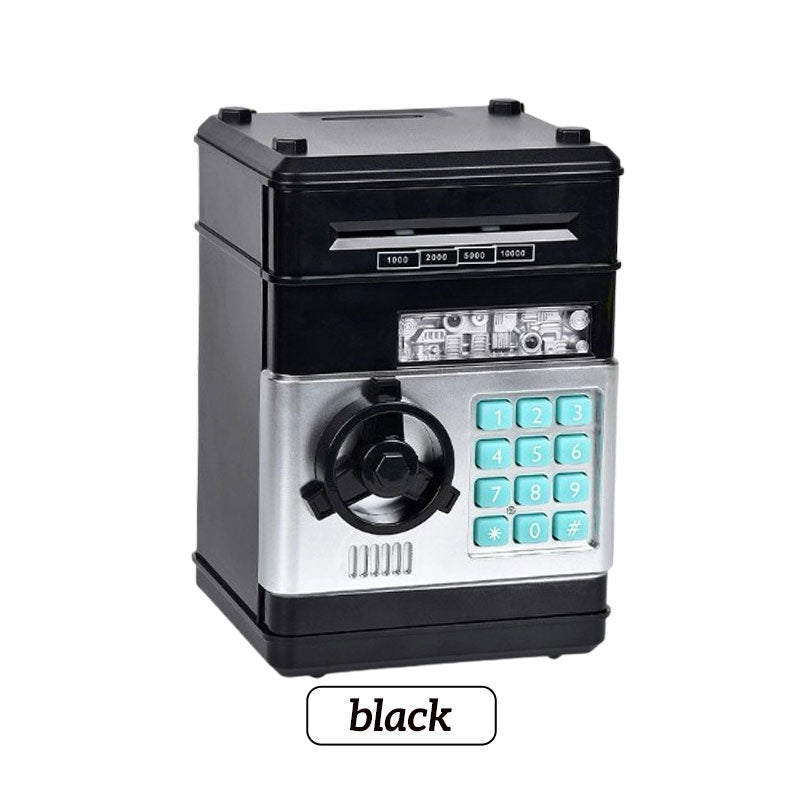 MiniVault | ATM-spaarpot met wachtwoord, elektronische munt- en geldkluis, spaarpot voor kinderen