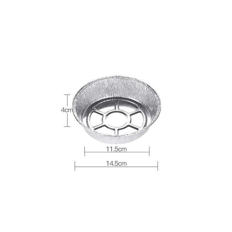 CrispFoil | Ronde bakplaten van aluminiumfolie - wegwerp pannen van aluminiumfolie voor de friteuse, oven en magnetron