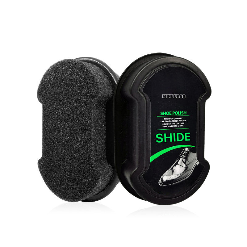 ShinySide | Multifunctionele dubbelzijdige schoenpoets – kleurloze crème en wax
